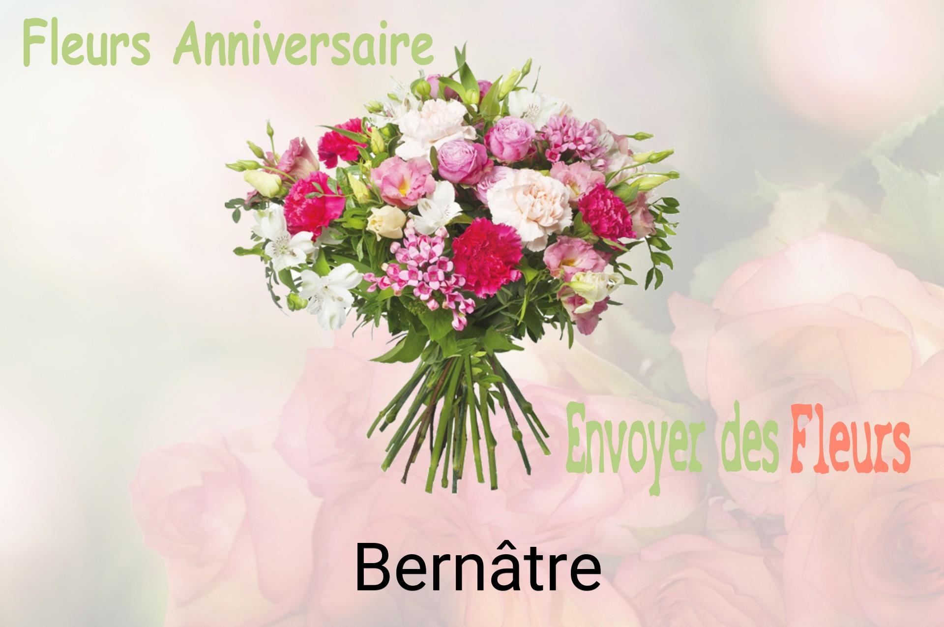 Bouquet de fleurs d’anniversaire livré à Bernâtre